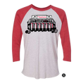 Load image into Gallery viewer, MRH Discover the Thrill Unisex 3/4 Sleeve Raglan T-Shirt
