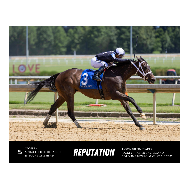 Reputation Custom Win Photo - Tyson Gilpin Stakes #1