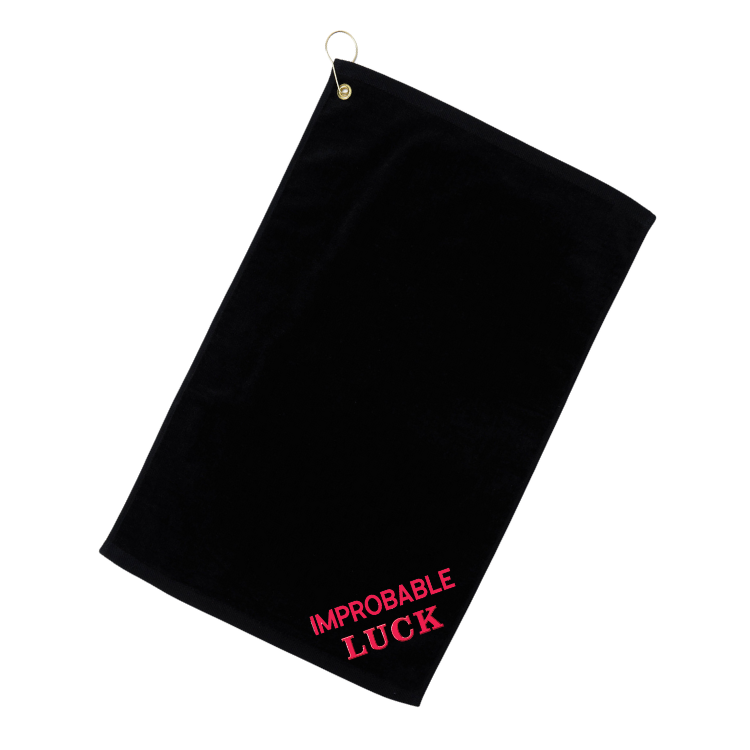 Improbable Luck Golf Towel