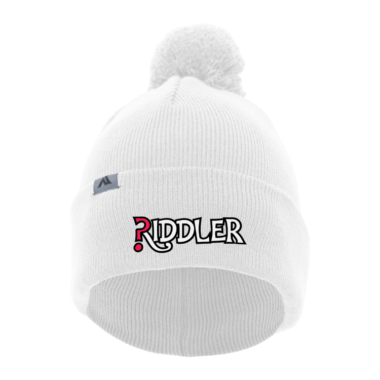 Riddler Beanie with Pom-Pom