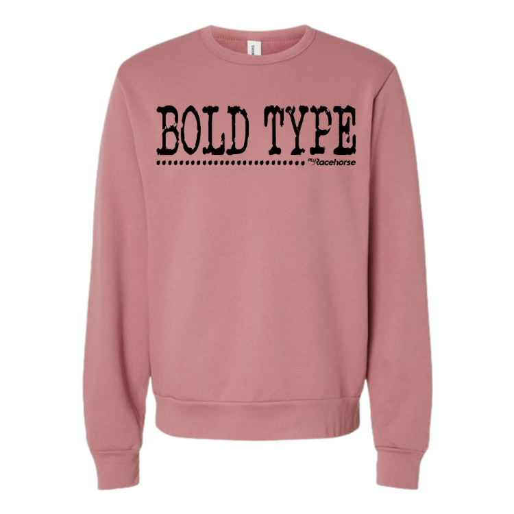Bold Type Women's Crewneck Sweatshirt