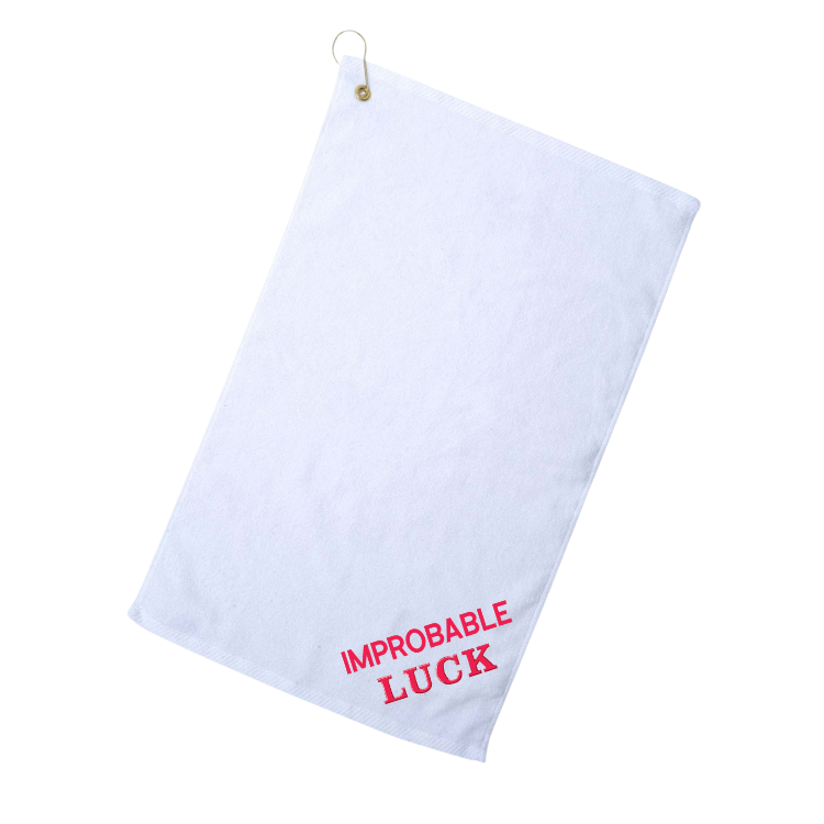 Improbable Luck Golf Towel