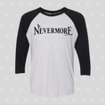 Load image into Gallery viewer, Nevermore Unisex 3/4 Sleeve Raglan T-Shirt
