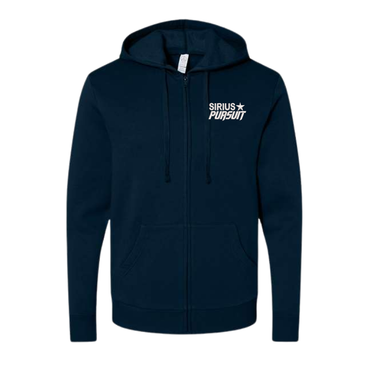 Sirius Pursuit Embroidered Fleece Zip Hoodie