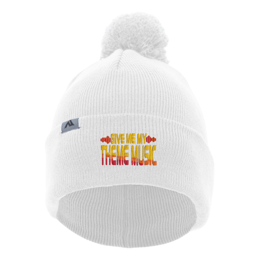Givememythememusic Beanie with Pom-Pom