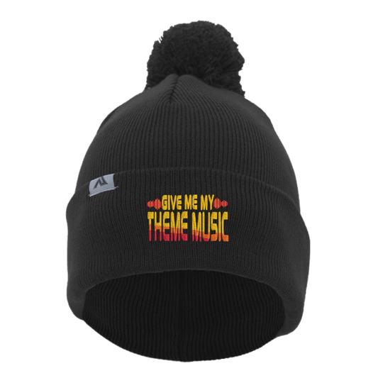 Givememythememusic Beanie with Pom-Pom
