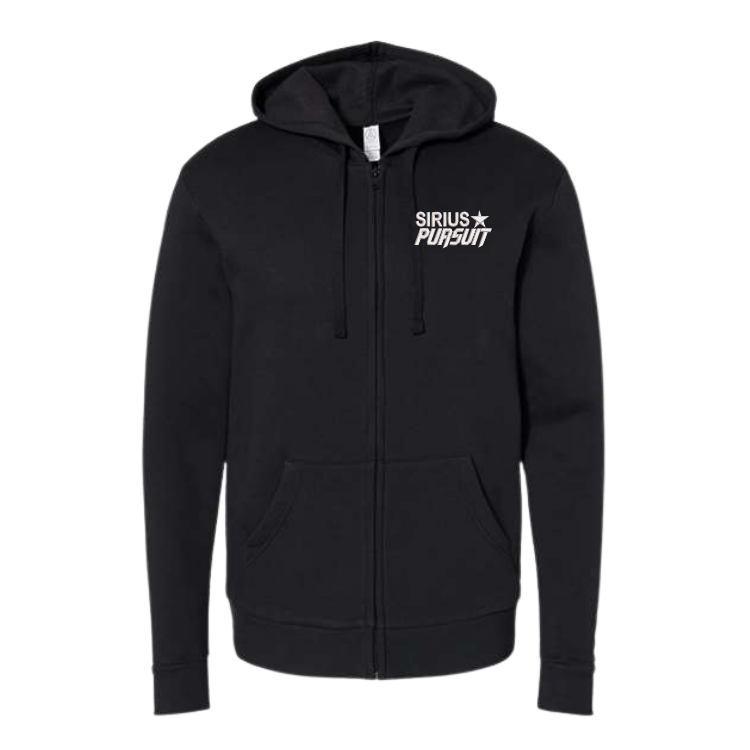 Sirius Pursuit Embroidered Fleece Zip Hoodie