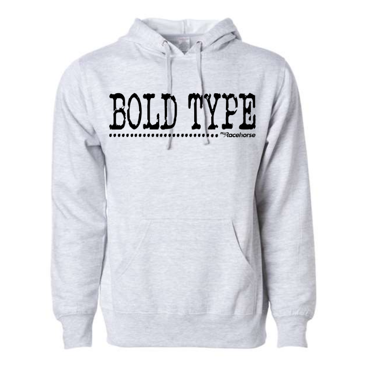 Bold Type Unisex Hooded Sweatshirt