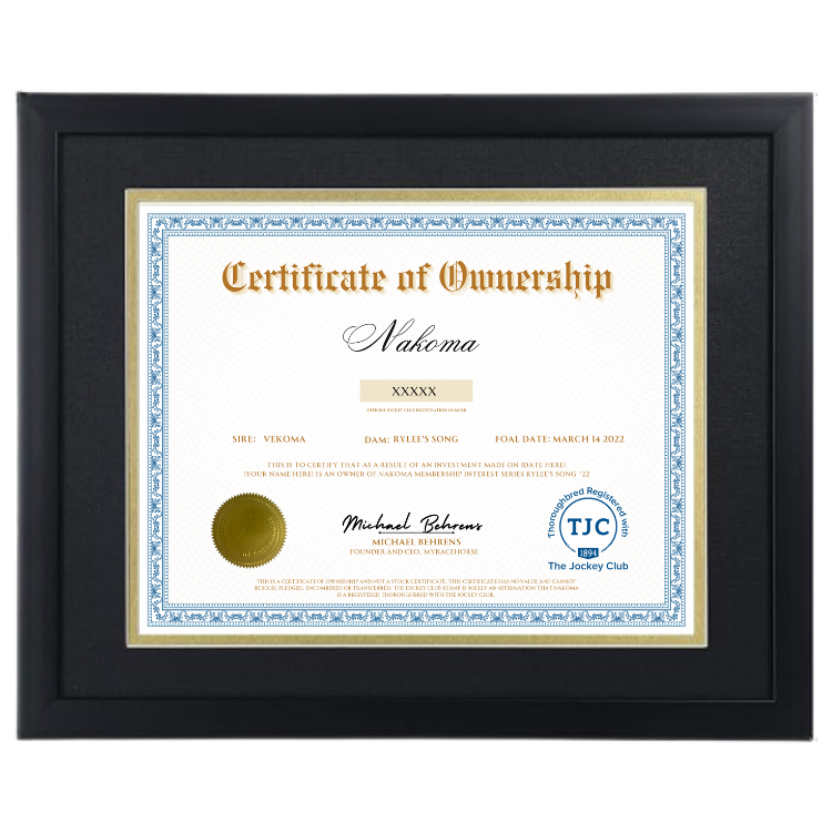 Nakoma Certificate of Ownership