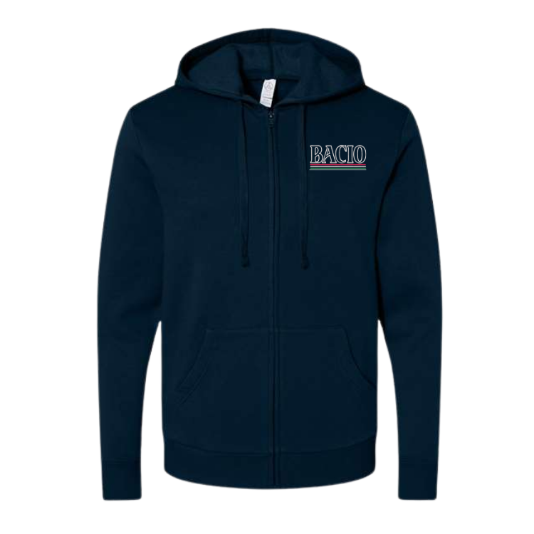Bacio Unisex Fleece Zip Hoodie
