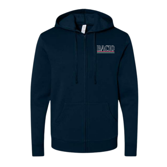 Bacio Unisex Fleece Zip Hoodie