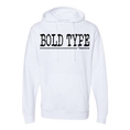 Load image into Gallery viewer, Bold Type Unisex Hooded Sweatshirt
