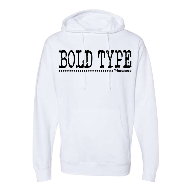 Bold Type Unisex Hooded Sweatshirt