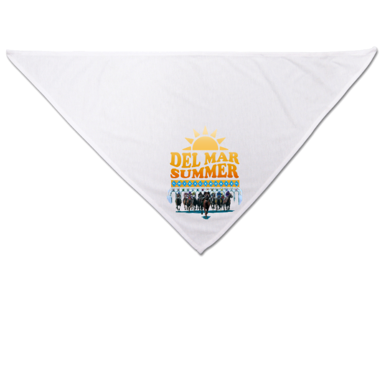 Del Mar Summer Dog Bandana