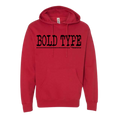 Load image into Gallery viewer, Bold Type Unisex Hooded Sweatshirt
