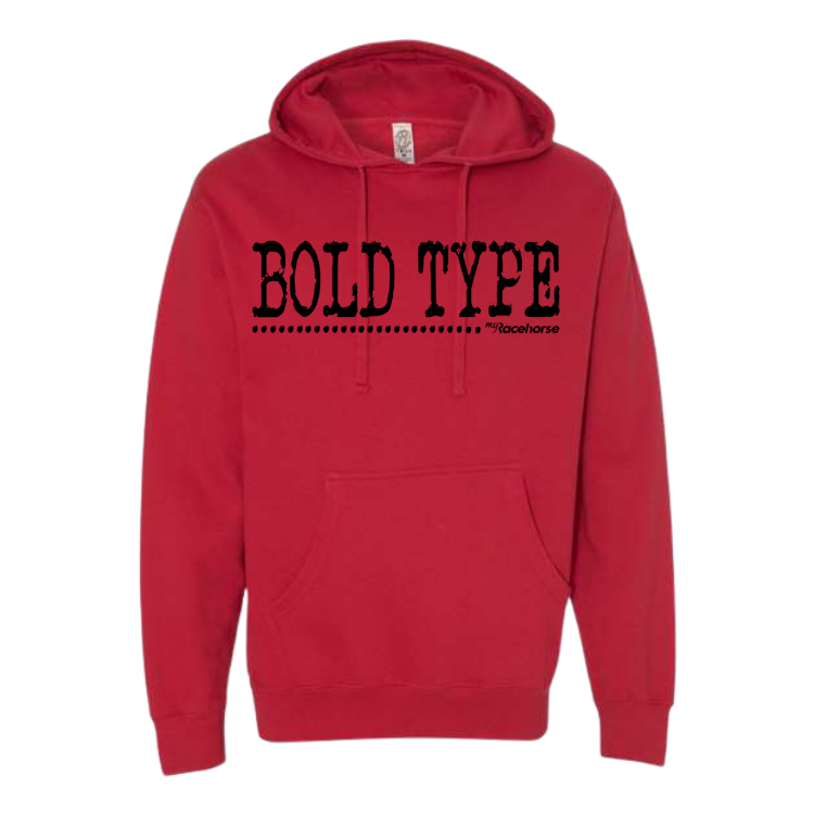 Bold Type Unisex Hooded Sweatshirt