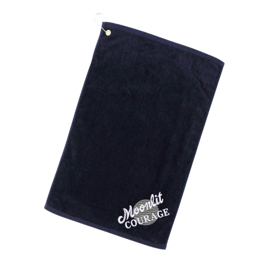 Moonlit Courage Golf Towel