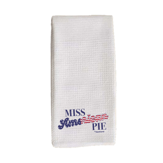 Miss American Pie Tea Towel