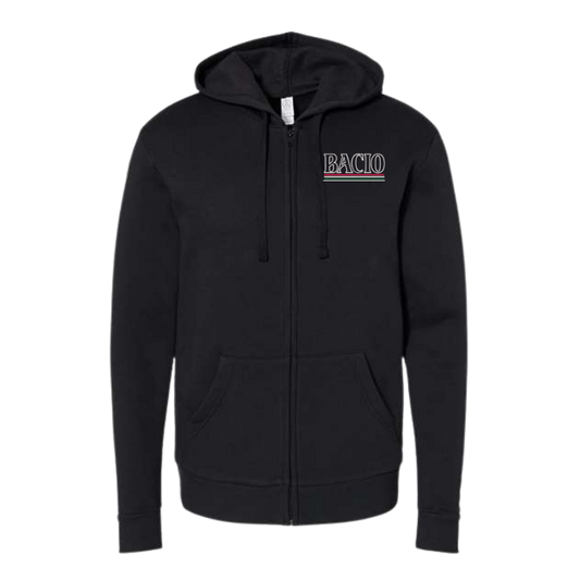 Bacio Unisex Fleece Zip Hoodie