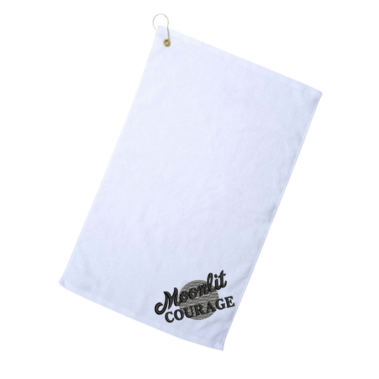 Moonlit Courage Golf Towel