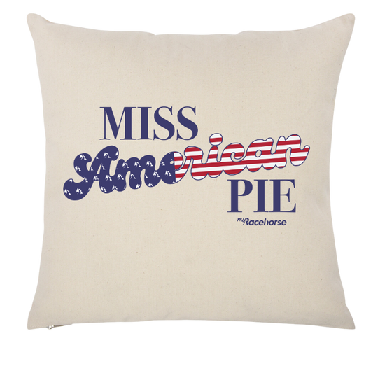 Miss American Pie Throw Pillow Case