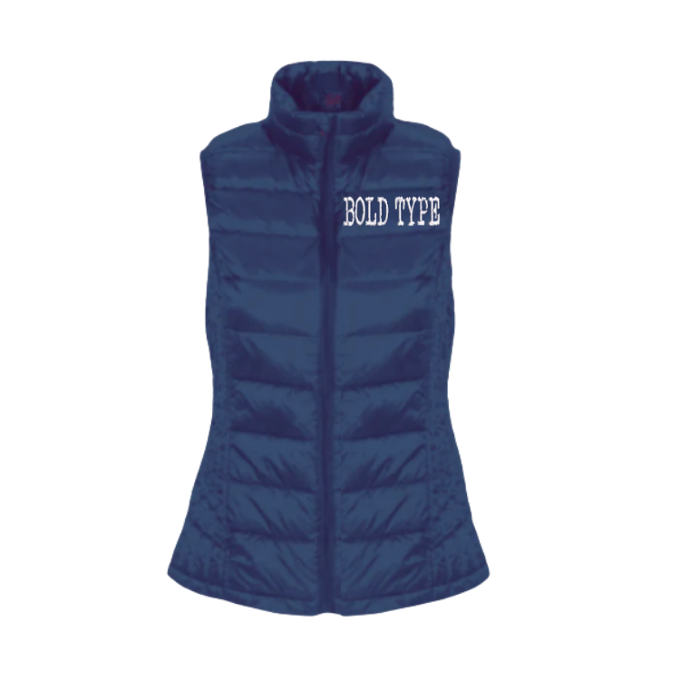 Bold Type Women's Packable Vest