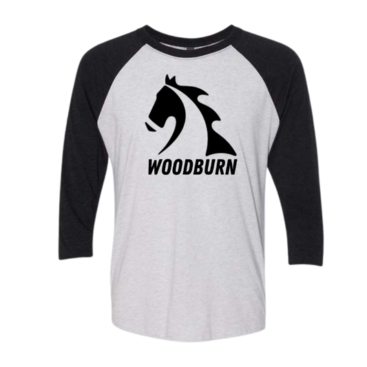 Woodburn Custom MRH Unisex 3/4 Sleeve Raglan T-Shirt