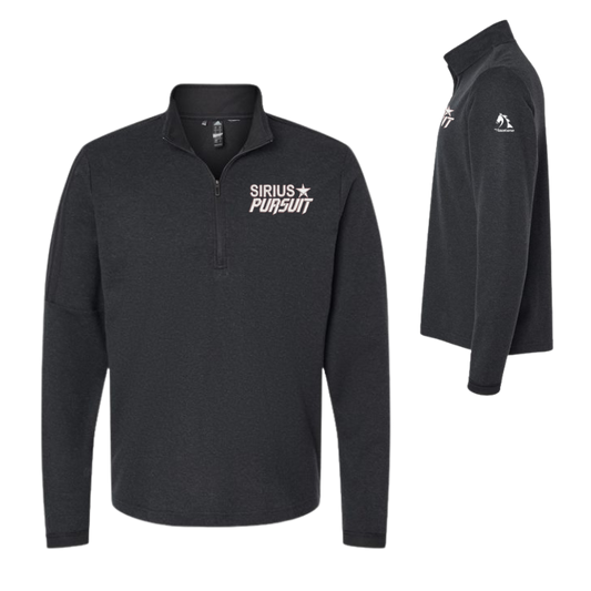 Sirius Pursuit - Adidas Men's 3-Stripes Quarter-Zip Sweater