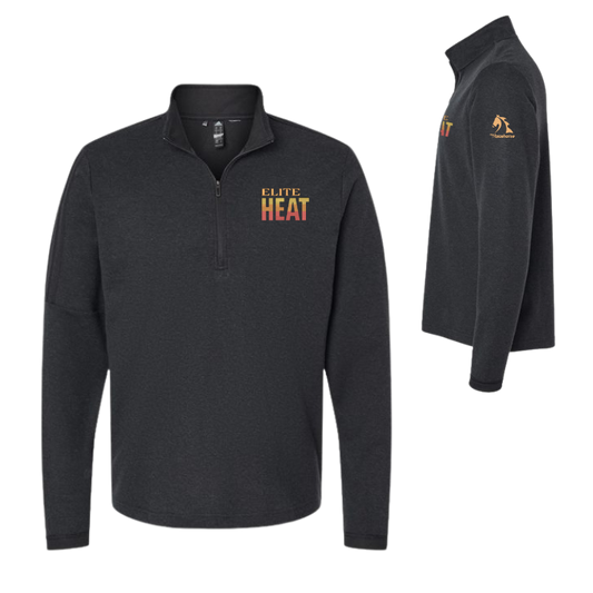 Elite Heat - Adidas Men's 3-Stripes Quarter-Zip Sweater
