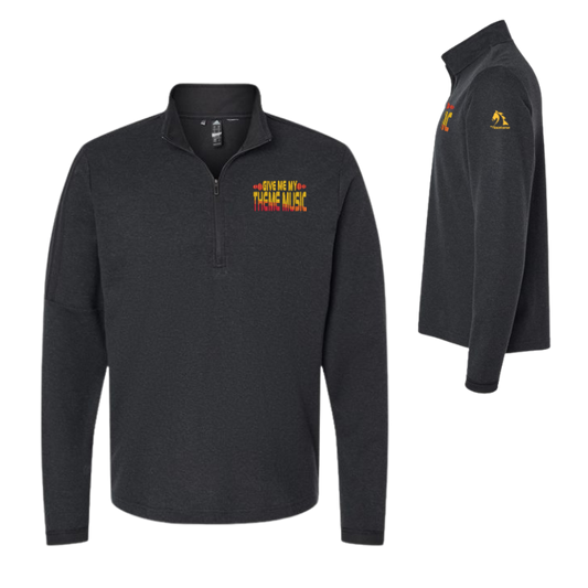 Givememythememusic - Adidas Men's 3-Stripes Quarter-Zip Sweater