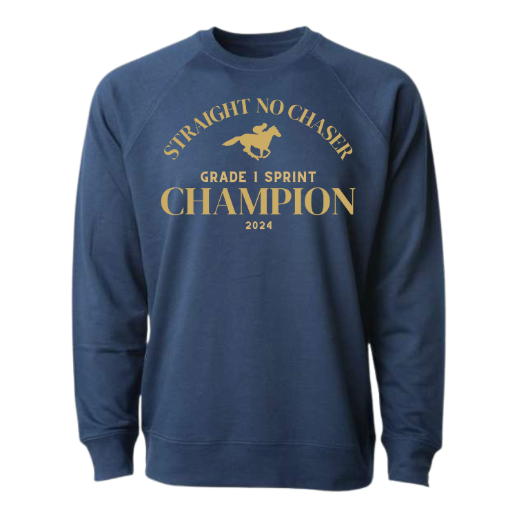 Straight No Chaser Grade 1 Sprint - Lightweight Loopback Terry Crewneck Sweatshirt