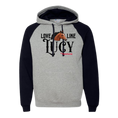 Load image into Gallery viewer, Love Like Lucy Men's Raglan Hooded Sweatshirt
