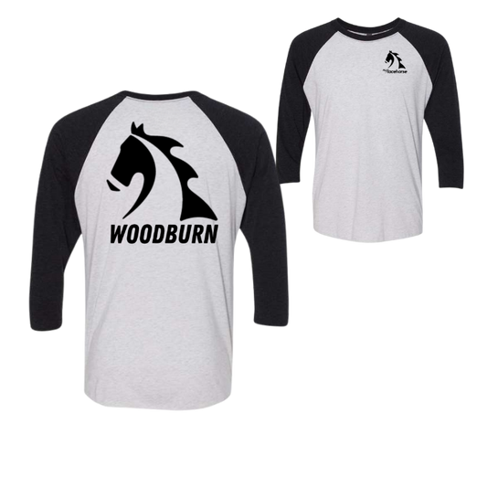 Woodburn Custom MRH Unisex 3/4 Sleeve Raglan T-Shirt