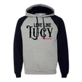 Load image into Gallery viewer, Love Like Lucy Men's Raglan Hooded Sweatshirt
