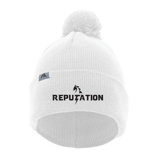 Reputation Beanie with Pom-Pom