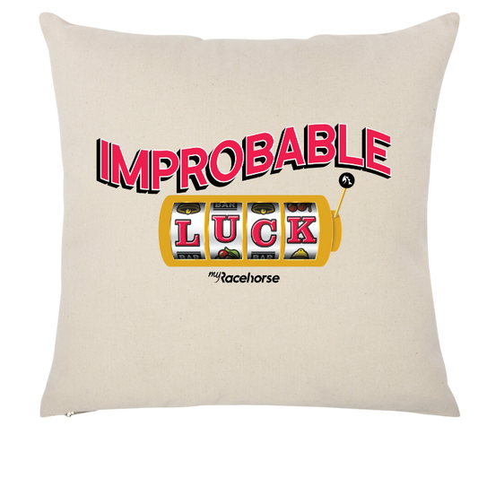 Improbable Luck Throw Pillow Case