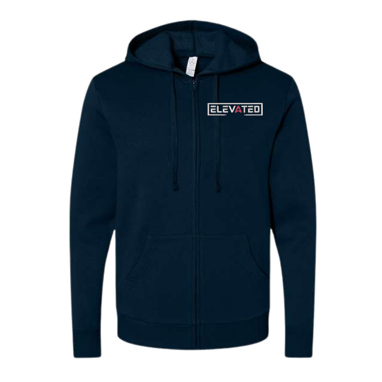 Elevated Unisex Fleece Zip Hoodie