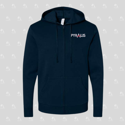 Pyralis Unisex Fleece Zip Hoodie