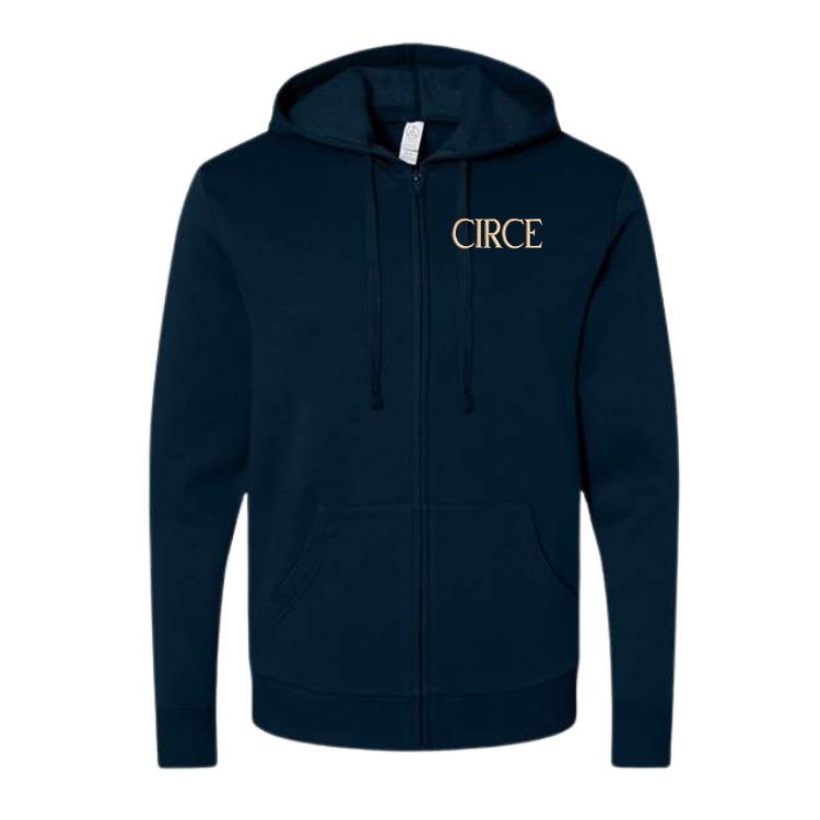 Circe Unisex Fleece Zip Hoodie