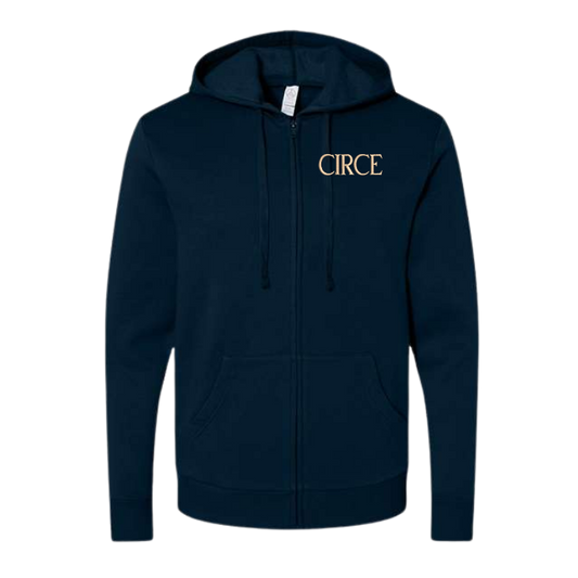 Circe Unisex Fleece Zip Hoodie