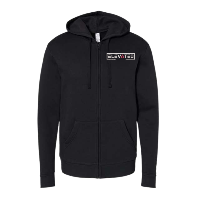 Elevated Unisex Fleece Zip Hoodie
