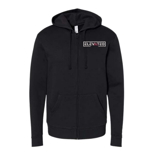 Elevated Unisex Fleece Zip Hoodie