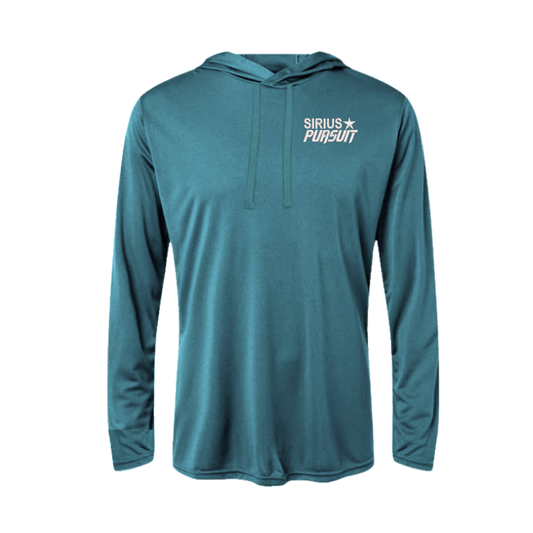 Sirius Pursuit Embroidered Women's Hooded Long Sleeve T-Shirt