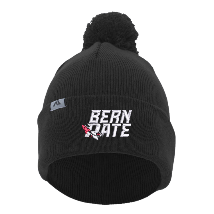 Bern Rate Beanie with Pom-Pom