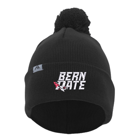 Bern Rate Beanie with Pom-Pom