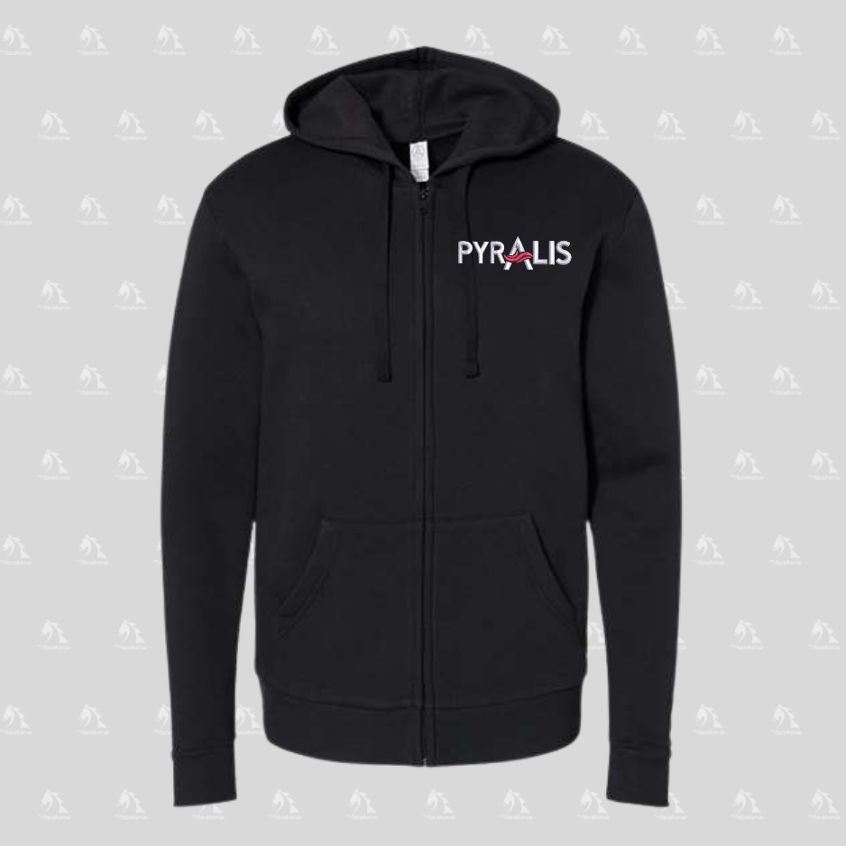 Pyralis Unisex Fleece Zip Hoodie