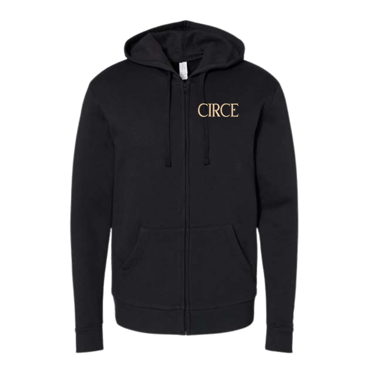 Circe Unisex Fleece Zip Hoodie