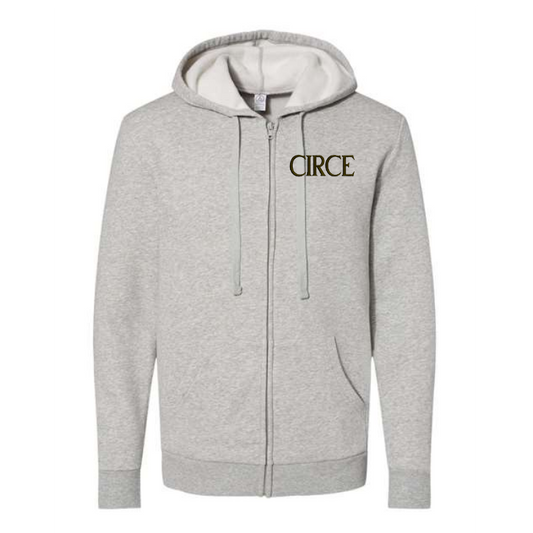 25% OFF - Circe Unisex Fleece Zip Hoodie