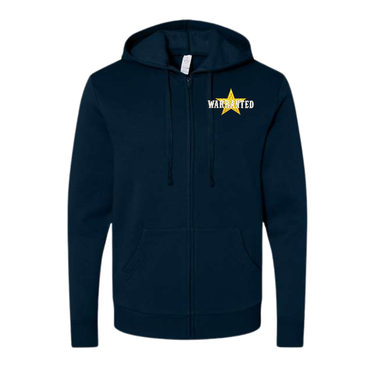 Warranted Unisex Fleece Zip Hoodie