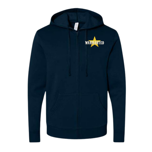 Warranted Unisex Fleece Zip Hoodie